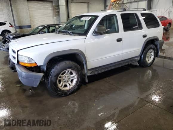 2003 Dodge Durango Sport z VIN 1D4HS38N33F515349, wystawiony jako Copart lot #70510585 z przebiegiem 215 693 mil mil oraz Szkoda całkowita • Salvage title. Historia ofert i sprzedaży dostępna na DreamBid. Obrazek 1.
