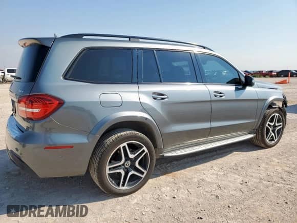 2018 Mercedes-Benz GLS 550 with VIN 4JGDF7DE1JB000850, listed as a Copart auction lot 70301865 with 157,632 mi miles and Salvage title. Bid and sale history available at DreamBid. Image 3.