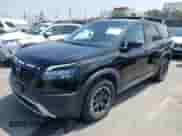 2023 Nissan Pathfinder Rock Creek with VIN 5N1DR3BD6PC258228, listed as a IAAI auction lot 42494821 with 33,928 mi miles and . Bid and sale history available at DreamBid. Image 2.