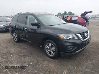 2019 Nissan Pathfinder S with VIN 5N1DR2MN7KC642432, listed as a IAAI auction lot 42447064 with 117,420 mi miles and . Bid and sale history available at DreamBid. Image 1.