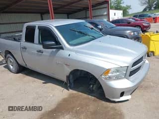 2014 Ram 1500 Tradesman with VIN 1C6RR7FT2ES106542, listed as a IAAI auction lot 42461071 with 117,402 mi miles and . Bid and sale history available at DreamBid. Image 1.