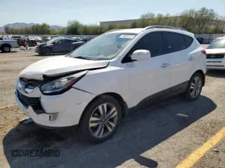 2015 Hyundai Tucson Limited with VIN KM8JU3AG6FU988405, listed as a Copart auction lot 70954235 with 72,390 mi miles and Salvage title. Bid and sale history available at DreamBid. Image 1.