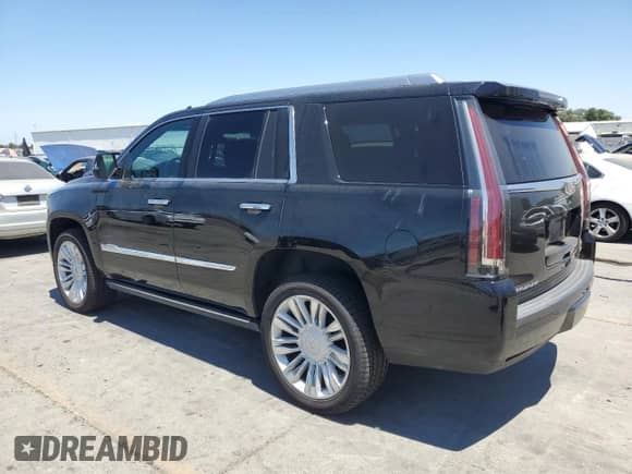 2015 Cadillac Escalade Platinum z VIN 1GYS4PKJ4FR643154, wystawiony jako Copart lot #65255935 z przebiegiem 230 211 mil mil oraz Czysty tytuł • Clean title. Historia ofert i sprzedaży dostępna na DreamBid. Obrazek 2.
