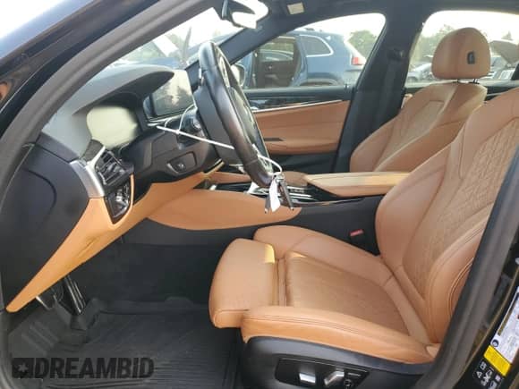 2021 BMW 5 Series 540i xDrive with VIN WBA73BJ02MWW94223, listed as a Copart auction lot 66396445 with 39,642 mi miles and Salvage title. Bid and sale history available at DreamBid. Image 7.