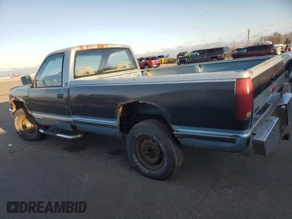 1991 GMC Sierra 1500 с VIN 1GTDK14K2ME501736, выставлен на аукционе Copart как лот 81644004 с пробегом Не указан миль и Чистый • Clean title. История ставок и продаж доступна на DreamBid. Изображение 2.