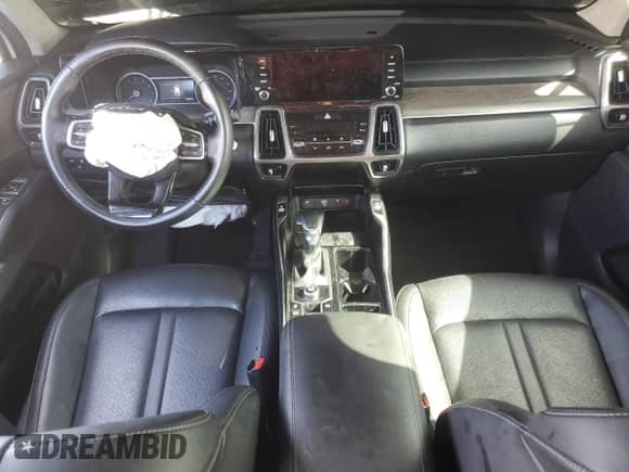 2023 Kia Sorento EX with VIN 5XYRH4LF6PG225048, listed as a Copart auction lot 80005235 with 22,773 mi miles and Salvage title. Bid and sale history available at DreamBid. Image 8.