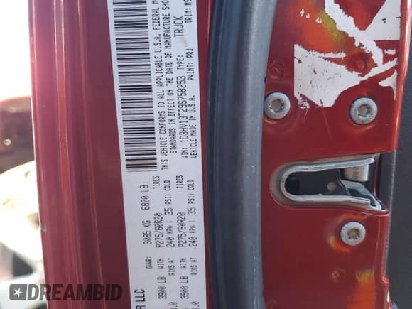 2009 Dodge 1500 Sport с VIN 1D3HV13T29S758253, выставлен на аукционе Copart как лот 80623274 с пробегом 198 967 миль миль и Списание • Salvage title. История ставок и продаж доступна на DreamBid. Изображение 12.