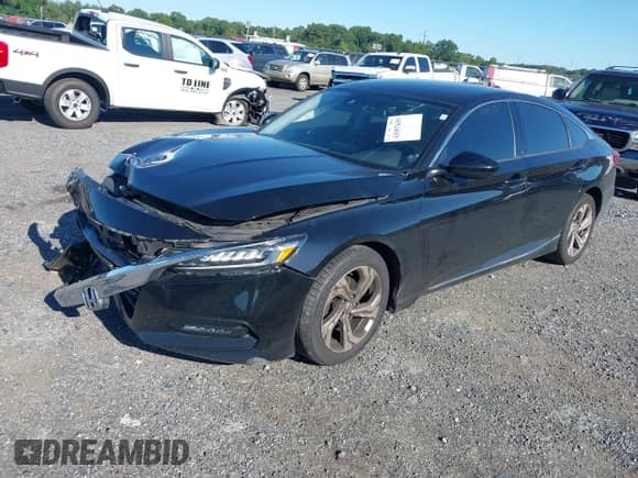 2018 Honda Accord EX z VIN 1HGCV1F46JA099189, wystawiony jako IAAI lot #43057639 z przebiegiem 85 215 mil mil oraz . Historia ofert i sprzedaży dostępna na DreamBid. Obrazek 2.