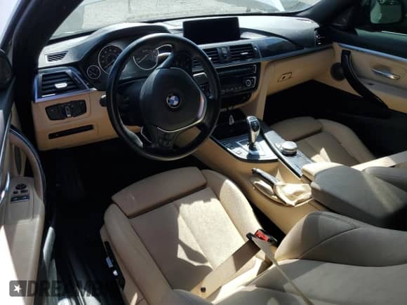 2019 BMW 4 Series 430i with VIN WBA4W3C53KAF92774, listed as a Copart auction lot 62580375 with 37,573 mi miles and Salvage title. Bid and sale history available at DreamBid. Image 8.