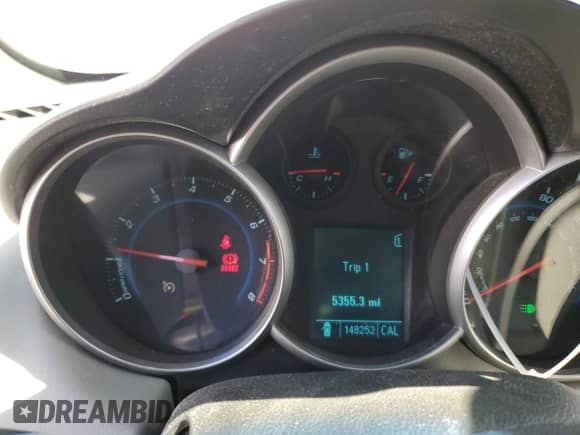 2011 Chevrolet Cruze ECO 1XF with VIN 1G1PK5S92B7303642, listed as a Copart auction lot 80011385 with 148,252 mi miles and Clean title. Bid and sale history available at DreamBid. Image 9.