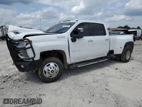 2022 Chevrolet Silverado 3500HD High Country с VIN 1GC4YVEY3NF128145, выставлен на аукционе Copart как лот 65826474 с пробегом 73 380 миль миль и Списание • Salvage title. История ставок и продаж доступна на DreamBid. Изображение 1.