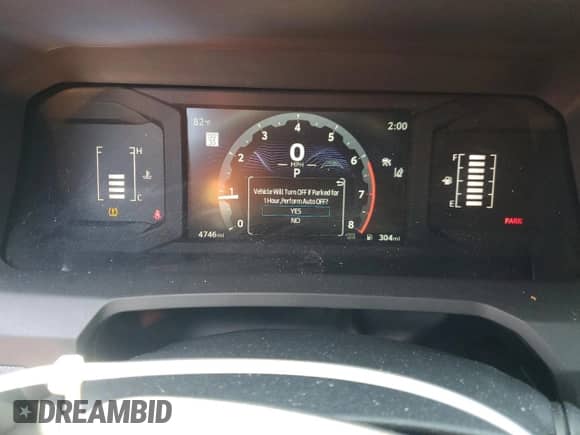 2025 Toyota Tacoma SR5 with VIN 3TMKB5FN0SM041246, listed as a Copart auction lot 80586875 with 4,746 mi miles and Salvage title. Bid and sale history available at DreamBid. Image 9.