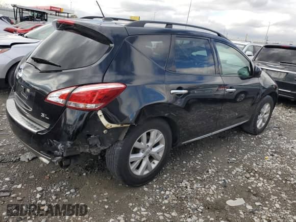2011 Nissan Murano LE with VIN JN8AZ1MUXBW064354, listed as a Copart auction lot 77990274 with 137,483 mi miles and Salvage title. Bid and sale history available at DreamBid. Image 3.