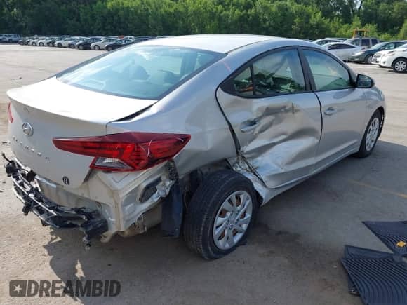 2020 Hyundai Elantra SE with VIN 5NPD74LF3LH513724, listed as a IAAI auction lot 42599067 with 50,531 mi miles and . Bid and sale history available at DreamBid. Image 4.