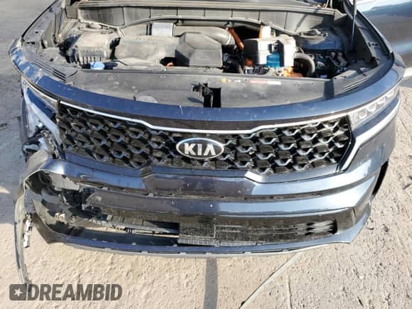 2021 Kia Sorento EX with VIN KNDRH4LG2M5042226, listed as a Copart auction lot 80205105 with 79,220 mi miles and Salvage title. Bid and sale history available at DreamBid. Image 12.