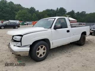2006 Chevrolet Silverado 1500 Work Truck z VIN 1GCEC14V06E223238, wystawiony jako Copart lot #67507345 z przebiegiem Nie podano mil oraz Czysty tytuł • Clean title. Historia ofert i sprzedaży dostępna na DreamBid. Obrazek 1.