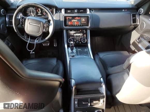 2018 Land Rover Range Rover Sport SVR with VIN SALWZ2SE6JA198429, listed as a Copart auction lot 43245285 with 93,680 mi miles and Clean title. Bid and sale history available at DreamBid. Image 8.