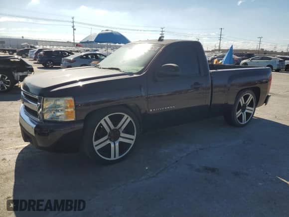 2008 Chevrolet Silverado 1500 Work Truck with VIN 1GCEC14C38Z187233, listed as a Copart auction lot 84241675 with 130,937 mi miles and Clean title. Bid and sale history available at DreamBid. Image 1.