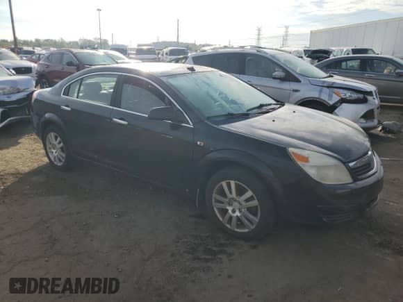 2009 Saturn Aura XR with VIN 1G8ZV57B19F134579, listed as a Copart auction lot 80067425 with 123,880 mi miles and Salvage title. Bid and sale history available at DreamBid. Image 4.