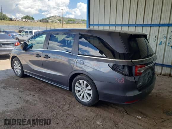 2018 Honda Odyssey LX with VIN 5FNRL6H20JB086713, listed as a Copart auction lot 68504455 with 92,823 mi miles and Salvage title. Bid and sale history available at DreamBid. Image 2.