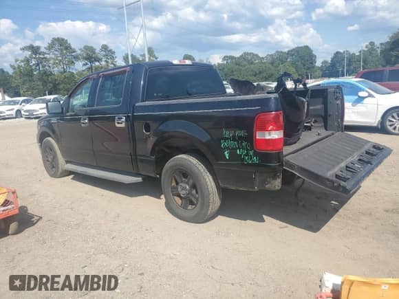 2004 Ford F-150 XLT with VIN 1FTPW12524KA94095, listed as a Copart auction lot 81955515 with 177,523 mi miles and Salvage title. Bid and sale history available at DreamBid. Image 2.