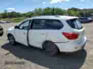 2018 Nissan Pathfinder SV with VIN 5N1DR2MM6JC606933, listed as a Copart auction lot 70184505 with 52,095 mi miles and Salvage title. Bid and sale history available at DreamBid. Image 2.