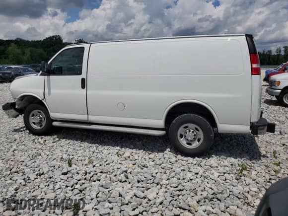 2022 Chevrolet Express Cargo с VIN 1GCWGAFP4N1251380, выставлен на аукционе Copart как лот 71292595 с пробегом 33 378 миль миль и Списание • Salvage title. История ставок и продаж доступна на DreamBid. Изображение 2.