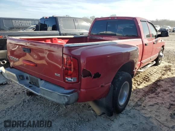 2004 Dodge 3500 SLT with VIN 3D7MA48C74G231084, listed as a Copart auction lot 87161804 with 238,528 mi miles and Salvage title. Bid and sale history available at DreamBid. Image 3.