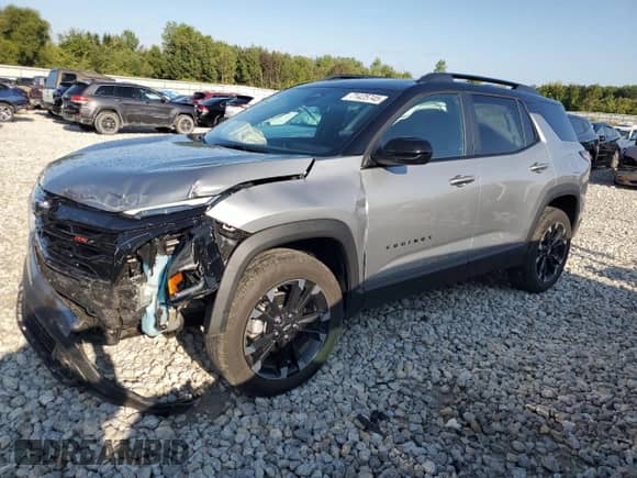 2025 Chevrolet Equinox AWD RS с VIN 3GNAXTEG8SL284840, выставлен на аукционе Copart как лот 71425745 с пробегом 10 452 миль миль и Чистый • Clean title. История ставок и продаж доступна на DreamBid. Изображение 1.