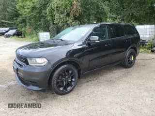 2019 Dodge Durango GT Plus with VIN 1C4RDHDG5KC769483, listed as a Copart auction lot 68628795 with 169,677 mi miles and Clean title. Bid and sale history available at DreamBid. Image 1.