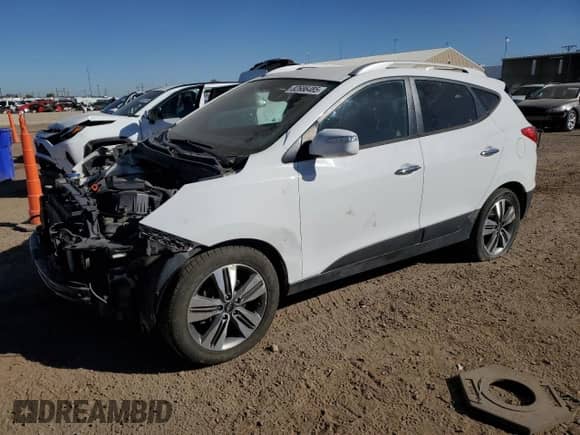 2014 Hyundai Tucson Limited with VIN KM8JUCAG8EU939916, listed as a Copart auction lot 82686485 with 129,986 mi miles and Clean title. Bid and sale history available at DreamBid. Image 1.
