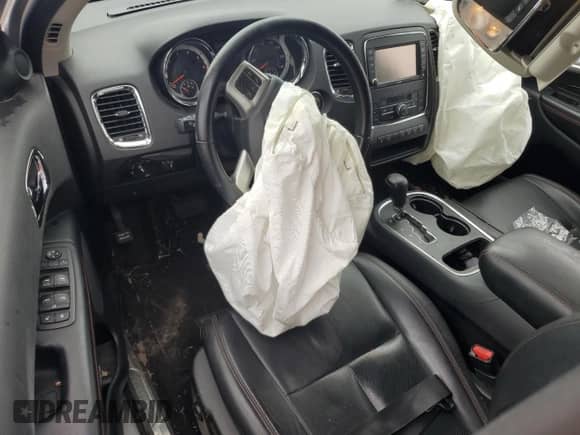 2013 Dodge Durango R/T with VIN 1C4SDHCT2DC617213, listed as a Copart auction lot 68803365 with 145,355 mi miles and Salvage title. Bid and sale history available at DreamBid. Image 8.