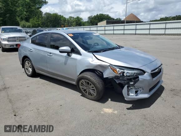 2018 Subaru Impreza Premium with VIN 4S3GKAB61J3621179, listed as a Copart auction lot 63458675 with 121,809 mi miles and Salvage title. Bid and sale history available at DreamBid. Image 4.
