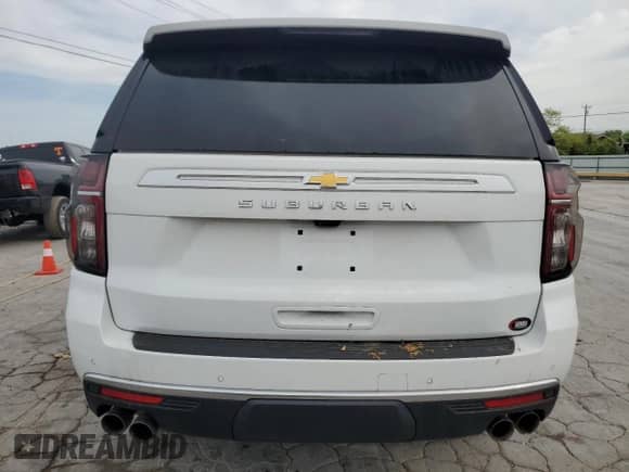 2024 Chevrolet Suburban High Country с VIN 1GNSKGKL2RR341130, выставлен на аукционе Copart как лот 53957325 с пробегом 6 431 миль миль и Списание • Salvage title. История ставок и продаж доступна на DreamBid. Изображение 6.