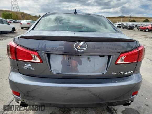 2012 Lexus IS 250 z VIN JTHCF5C26C5056178, wystawiony jako Copart lot #86154595 z przebiegiem 64 262 mil mil oraz Szkoda całkowita • Salvage title. Historia ofert i sprzedaży dostępna na DreamBid. Obrazek 6.