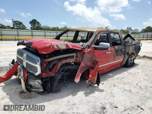 2018 Ram 1500 Laramie с VIN 1C6RR6NM0JS245311, выставлен на аукционе Copart как лот 51238335 с пробегом Не указан миль и Списание • Salvage title. История ставок и продаж доступна на DreamBid. Изображение 1.