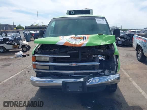 2001 Chevrolet Express z VIN 1GCHG39R011111547, wystawiony jako IAAI lot #42265979 z przebiegiem 297 607 mil mil oraz . Historia ofert i sprzedaży dostępna na DreamBid. Obrazek 6.