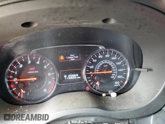 2019 Subaru WRX STI Limited with VIN JF1VA2V69K9821422, listed as a Copart auction lot 58927995 with 119,829 mi miles and Salvage title. Bid and sale history available at DreamBid. Image 9.