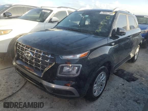 2020 Hyundai Venue SEL с VIN KMHRC8A31LU020899, выставлен на аукционе Copart как лот 76447144 с пробегом Не указан миль и Списание • Salvage title. История ставок и продаж доступна на DreamBid. Изображение 1.