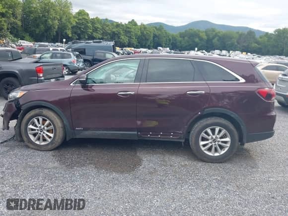 2019 Kia Sorento LX with VIN 5XYPGDA50KG554342, listed as a IAAI auction lot 42756320 with 124,141 mi miles and . Bid and sale history available at DreamBid. Image 15.