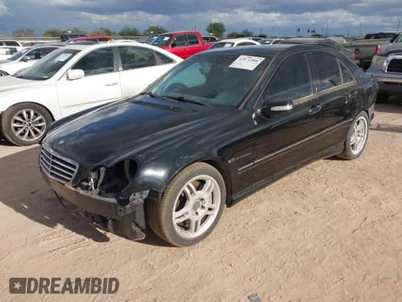 2002 Mercedes-Benz C AMG z VIN WDBRF65J32F165095, wystawiony jako IAAI lot #43172480 z przebiegiem Nie podano mil oraz . Historia ofert i sprzedaży dostępna na DreamBid. Obrazek 2.