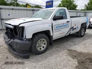 2017 Chevrolet Silverado 1500 Work Truck with VIN 1GCNCNEH1HZ329595, listed as a Copart auction lot 55857025 with 309,480 mi miles and Salvage title. Bid and sale history available at DreamBid. Image 1.