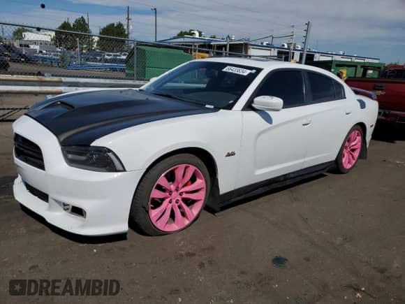 2014 Dodge Charger SRT-8 with VIN 2C3CDXEJ7EH257708, listed as a Copart auction lot 66433634 with 78,681 mi miles and Salvage title. Bid and sale history available at DreamBid. Image 1.