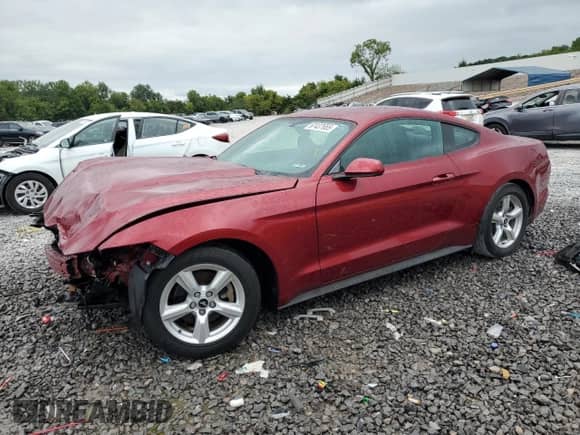 2015 Ford Mustang V6 with VIN 1FA6P8AM4F5343966, listed as a Copart auction lot 67437655 with 129,550 mi miles and Salvage title. Bid and sale history available at DreamBid. Image 1.