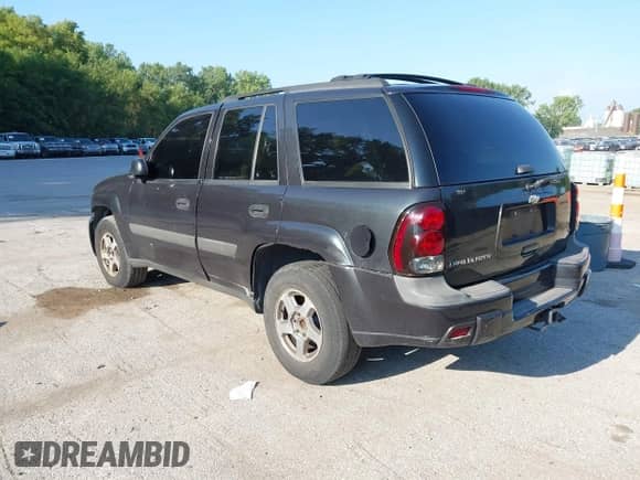 2005 Chevrolet TrailBlazer LS with VIN 1GNDS13S452134494, listed as a IAAI auction lot 42911721 with 253,992 mi miles and . Bid and sale history available at DreamBid. Image 3.