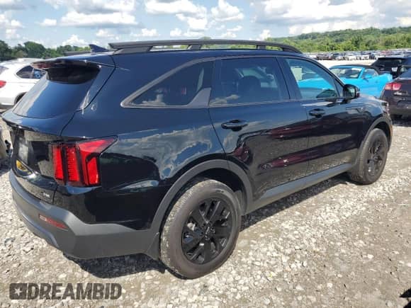 2023 Kia Sorento X-Line S with VIN 5XYRLDLC4PG246761, listed as a Copart auction lot 64002845 with 26,952 mi miles and Salvage title. Bid and sale history available at DreamBid. Image 3.