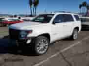 2019 Chevrolet Tahoe Premier with VIN 1GNSCCKJ9KR179152, listed as a Copart auction lot 80687714 with 26,201 mi miles and Salvage title. Bid and sale history available at DreamBid. Image 1.