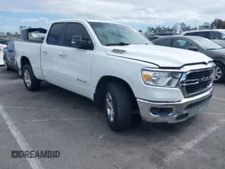 2020 Ram 1500 Big Horn z VIN 1C6RREBT2LN256138, wystawiony jako IAAI lot #41814771 z przebiegiem 118 501 mil mil oraz . Historia ofert i sprzedaży dostępna na DreamBid. Obrazek 1.