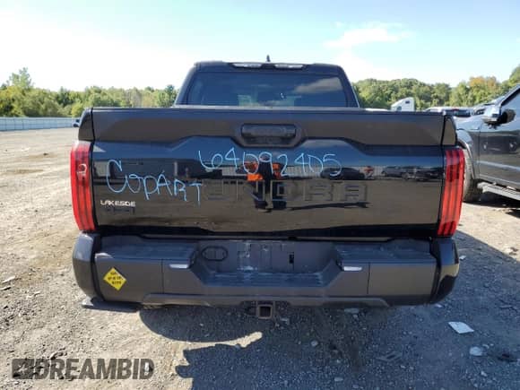 2024 Toyota Tundra SR5 with VIN 5TFLA5DB1RX230122, listed as a Copart auction lot 64092405 with 17,632 mi miles and Salvage title. Bid and sale history available at DreamBid. Image 6.
