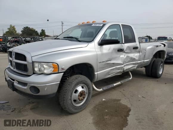 2004 Dodge 3500 SLT с VIN 3D7MU48C04G152296, выставлен на аукционе Copart как лот 75357134 с пробегом 287 879 миль миль и Списание • Salvage title. История ставок и продаж доступна на DreamBid. Изображение 1.